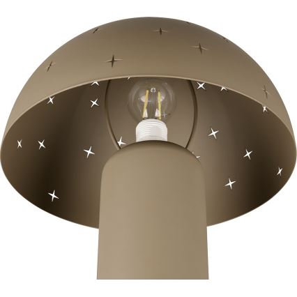 Reality - Stolová lampa SETA 1xE14/28W/230V hnedošedá (taupe)