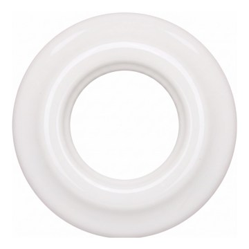 Reblig - Porcelánový retro rámik jednoduchý biely