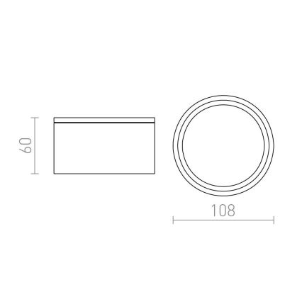 RED - Design Rendl - R10430 - Vonkajšie svietidlo MERIDO 1xGX53/11W/230V IP54 antracit