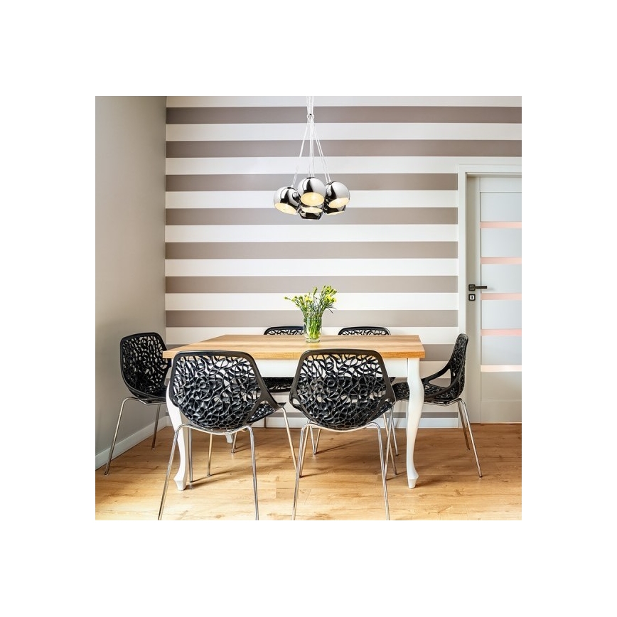 RED - Design Rendl - R11761 - Luster na lanku ASTROMET 7xE27/42W/230V