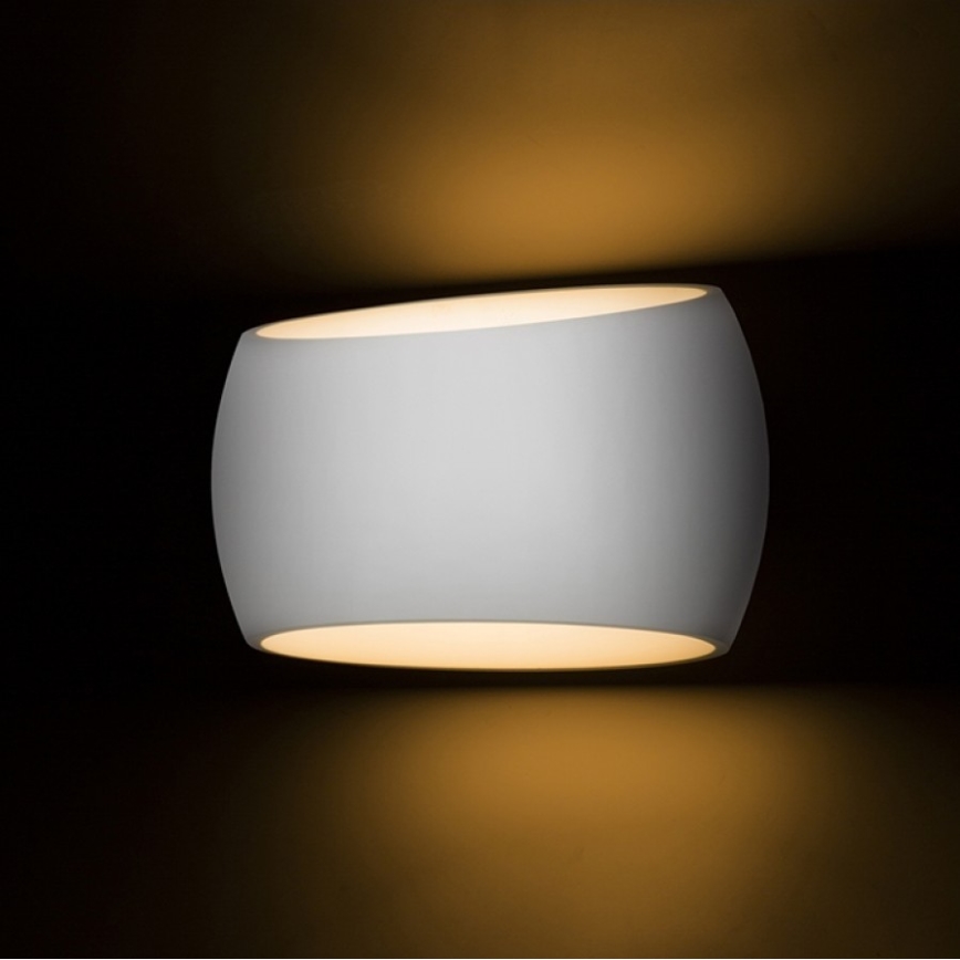 RED - Design Rendl - R12365 - Nástenné svietidlo VERITA 1xE27/33W/230V biela