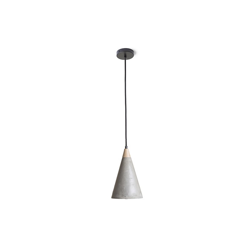 RED - Design Rendl - R12380 - Luster na lanku HEIDI 1xE27/28W/230V betón/drevo