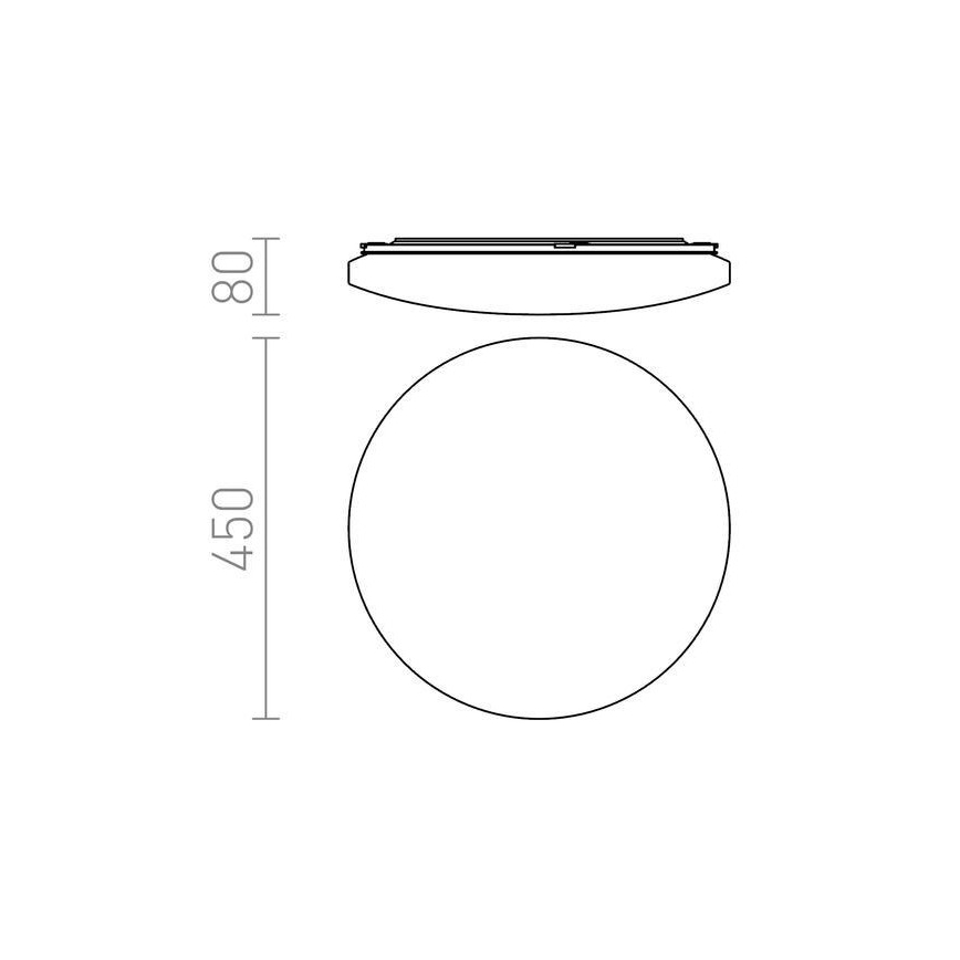 RED - Design Rendl - R12433 - LED Stropné svietidlo SEMPRE LED/36W/230V okrúhly