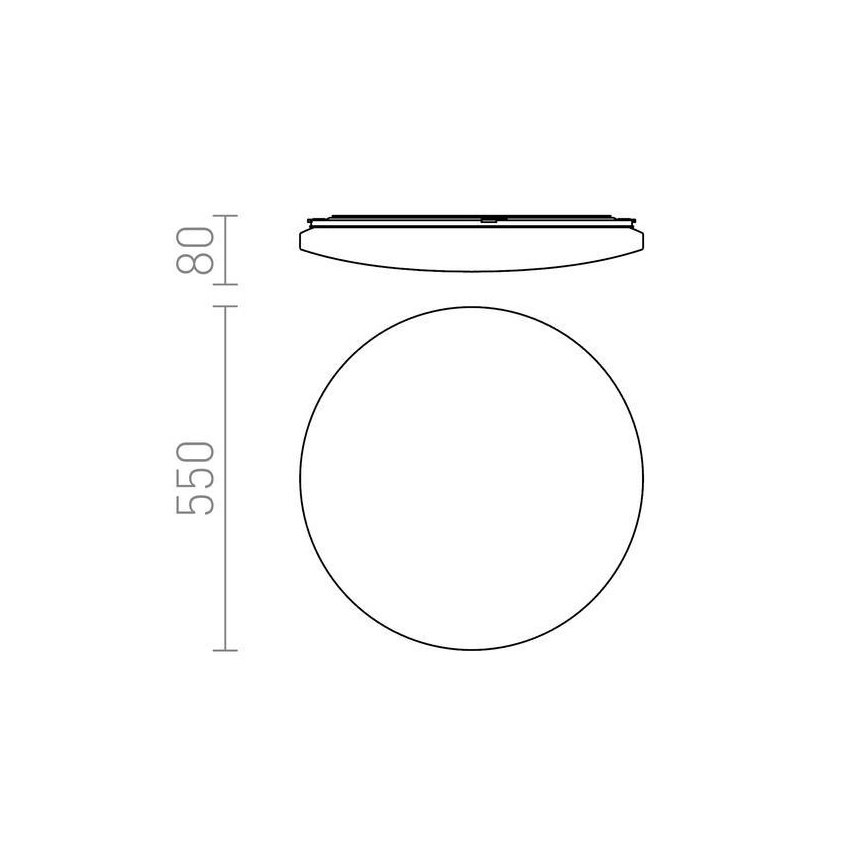 RED - Design Rendl - R12434 - LED Stropné svietidlo SEMPRE LED/56W/230V okrúhly