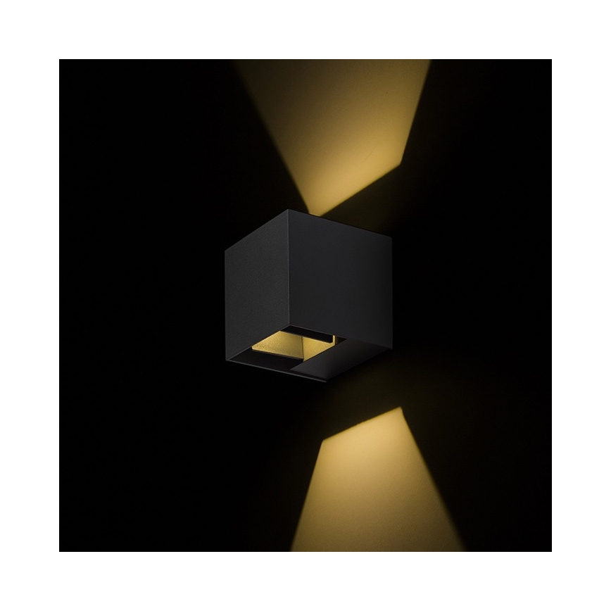 RED-Design Rendl-R12557- LED Vonkajšie nástenné svietidlo CARRE 2xLED/3W/230V IP54
