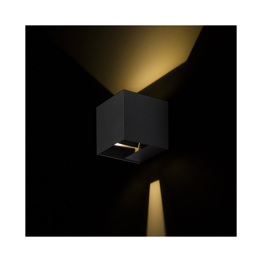RED-Design Rendl-R12557- LED Vonkajšie nástenné svietidlo CARRE 2xLED/3W/230V IP54