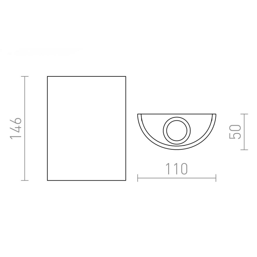 RED - Design Rendl - R12592 - LED Nástenné svietidlo DAFFY LED/6W/230V biela