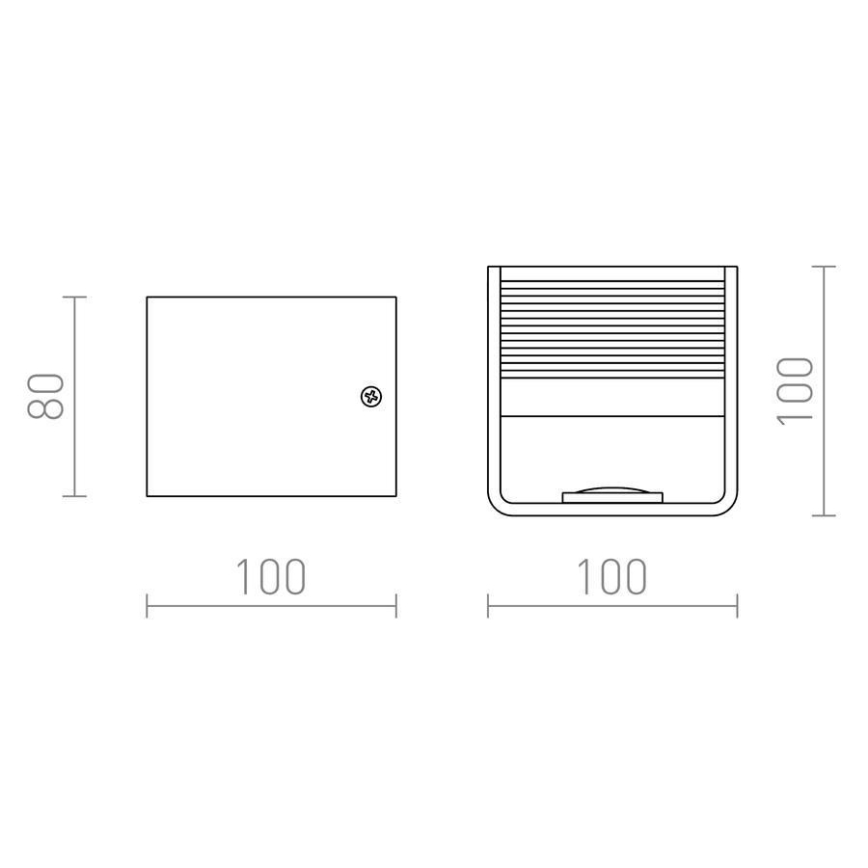 RED - Design Rendl - R12598 - LED Nástenné svietidlo ONYX LED/5W/230V biela