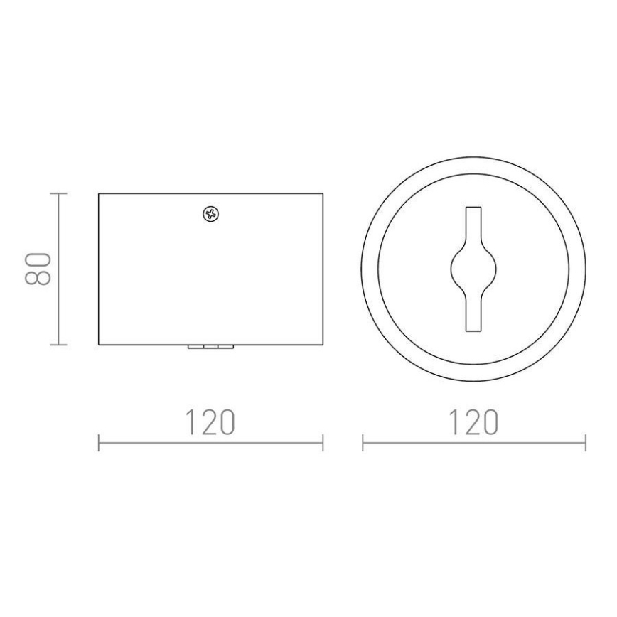 RED-Design Rendl-R12633-LED Stmievateľné bodové svietidlo KELLY LED/15W/230V biela