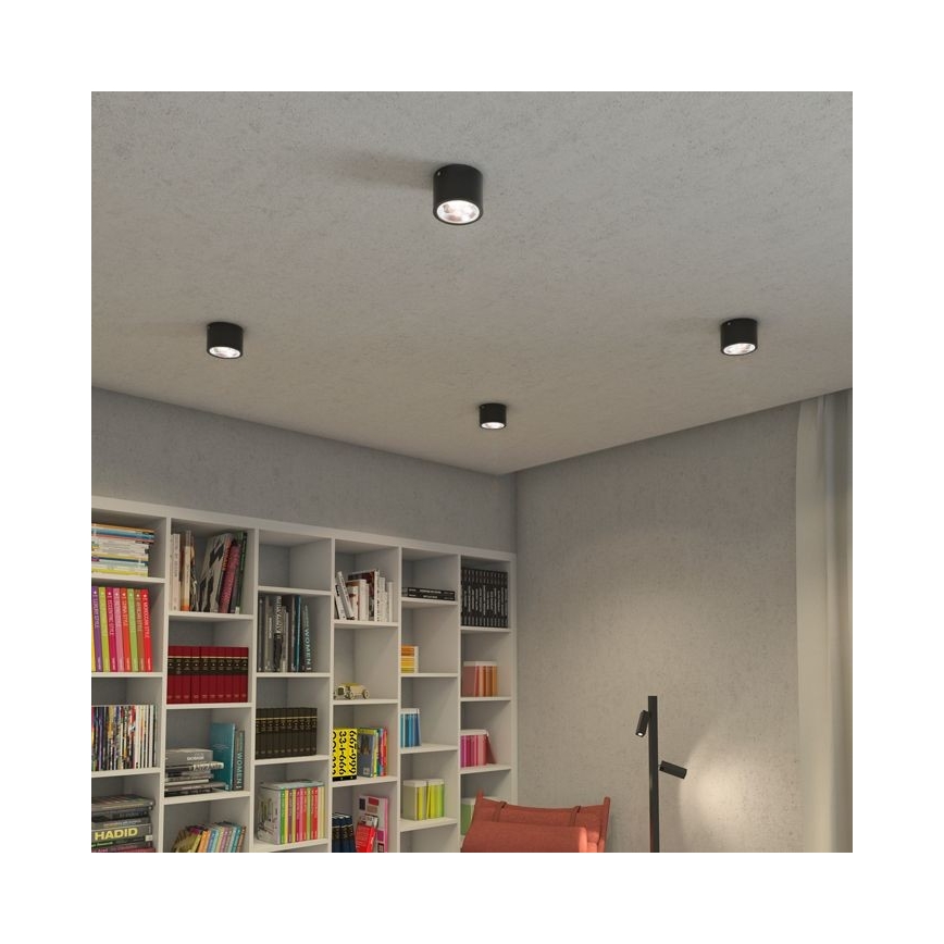 RED - Design Rendl-R12634 - LED Stmievateľné bodové svietidlo KELLY 15W/230V čierna