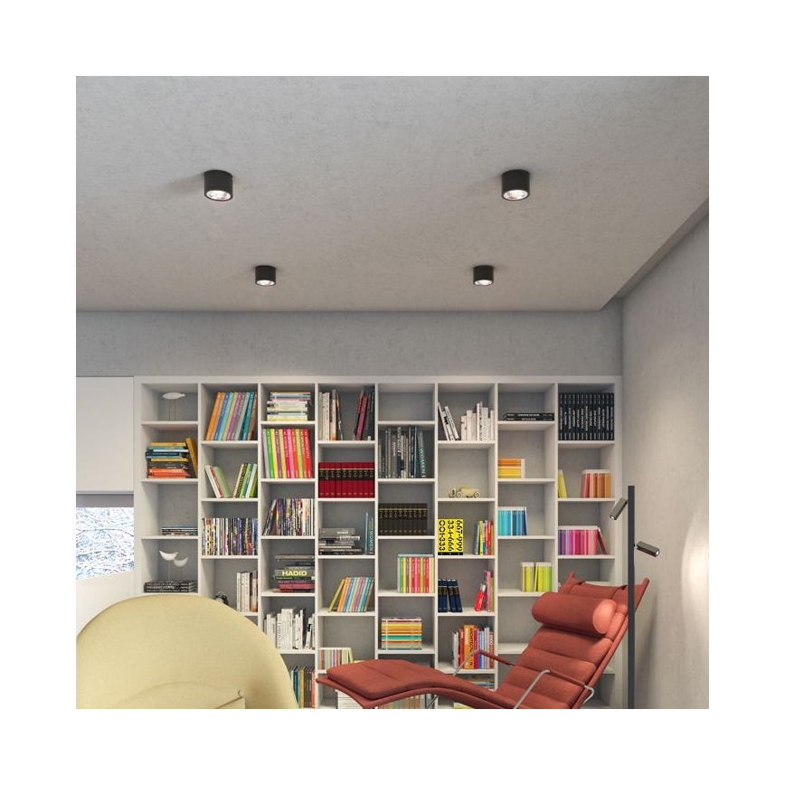 RED - Design Rendl-R12634 - LED Stmievateľné bodové svietidlo KELLY 15W/230V čierna