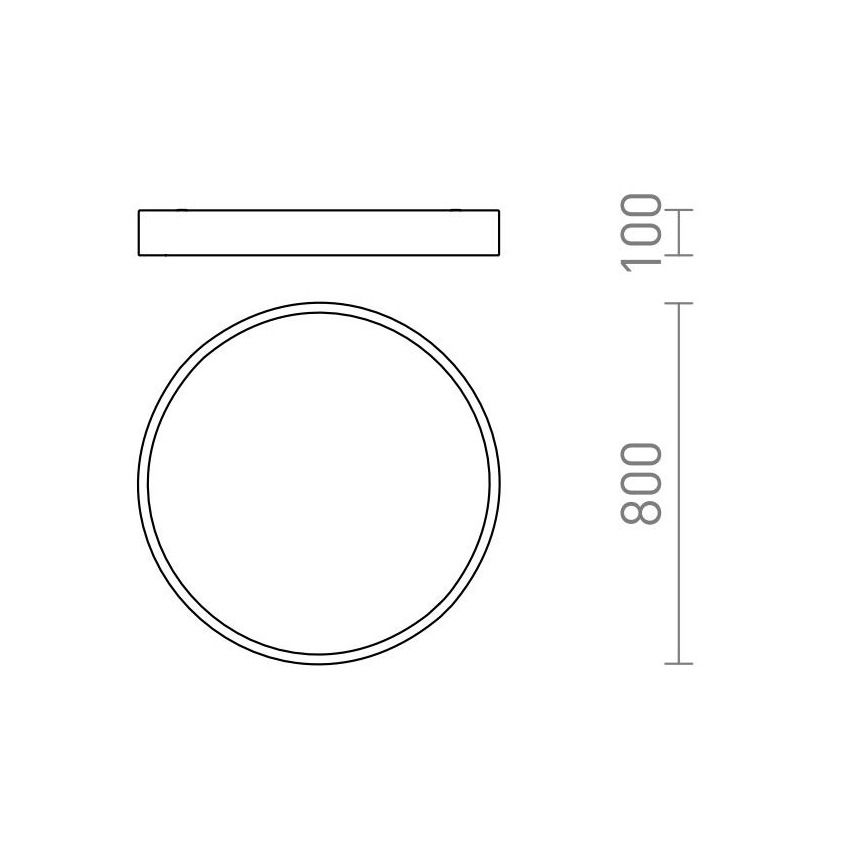 RED - Design Rendl - R13334 - LED Stropné svietidlo MEZZO LED/100W/230V biela