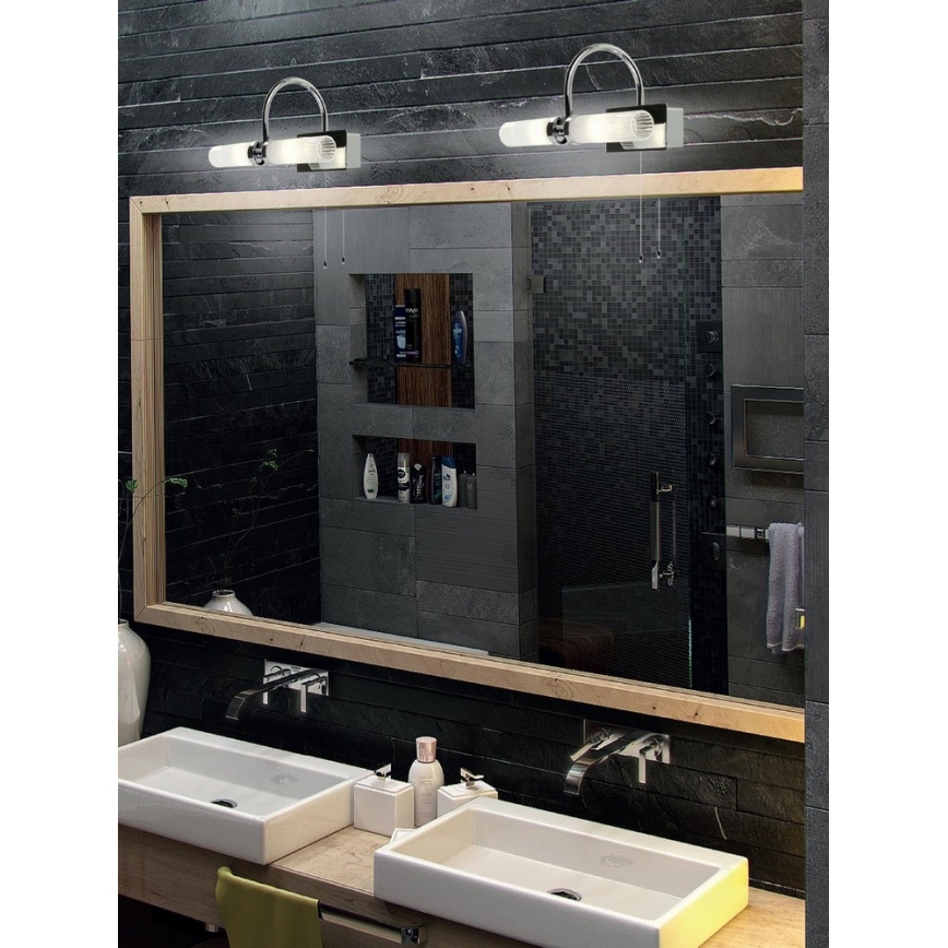 Redo 01-097 - Kúpeľňové nástenné svietidlo POLO 2xG9/33W/230V IP44