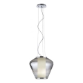 Redo 01-1140 - Luster na lanku FUSION 1xE27/42W/230V pr. 38 cm šedá