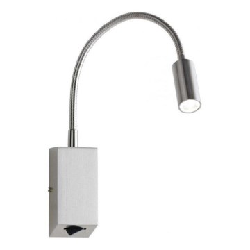 Redo 01-1195 - LED Flexibilná lampička HELLO LED/3W/230V matný chróm