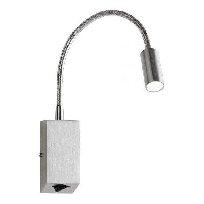 Redo 01-1195 - LED Flexibilná lampička HELLO LED/3W/230V matný chróm