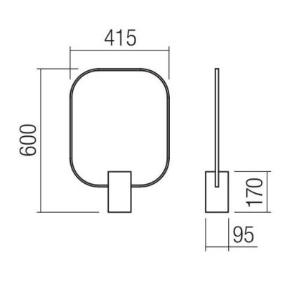 Redo 01-1226 - LED stmievateľná stolová lampa DOM LED/21W/230V biela