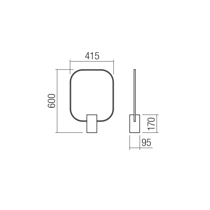 Redo 01-1226 - LED stmievateľná stolová lampa DOM LED/21W/230V biela