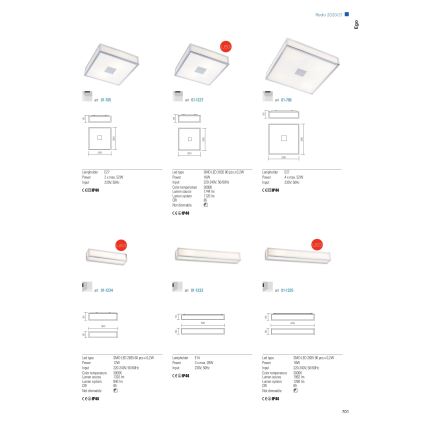 Redo 01-1234 - LED Kúpeľňové nástenné svietidlo EGO LED/12W/230V IP44 lesklý chróm