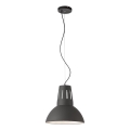 Redo 01-1281 - Luster na lanku PEEP 1xE27/42W/230V pr. 34,5 cm čierna