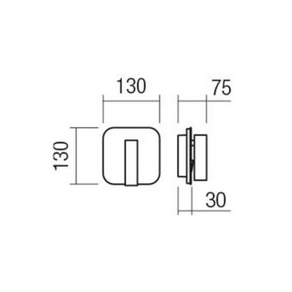 Redo 01-1491 - LED nástenné svietidlo QUDA LED/6W/230V + LED/3W CRI 90 USB biela