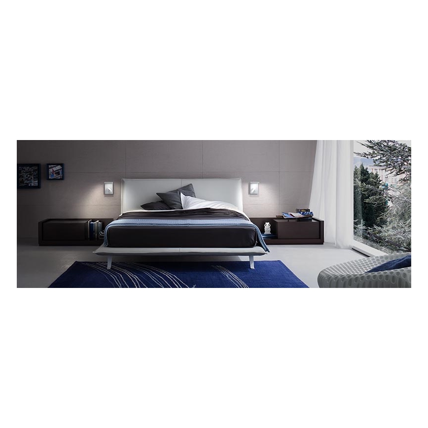 Redo 01-1499 - LED Nástenné bodové svietidlo AGOS LED/6W/230V + LED/3,2W USB biela