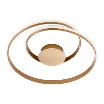 Redo 01-1792 - LED stmievateľné stropné svietidlo TORSION LED/30W/230V priemer 55 cm bronzové