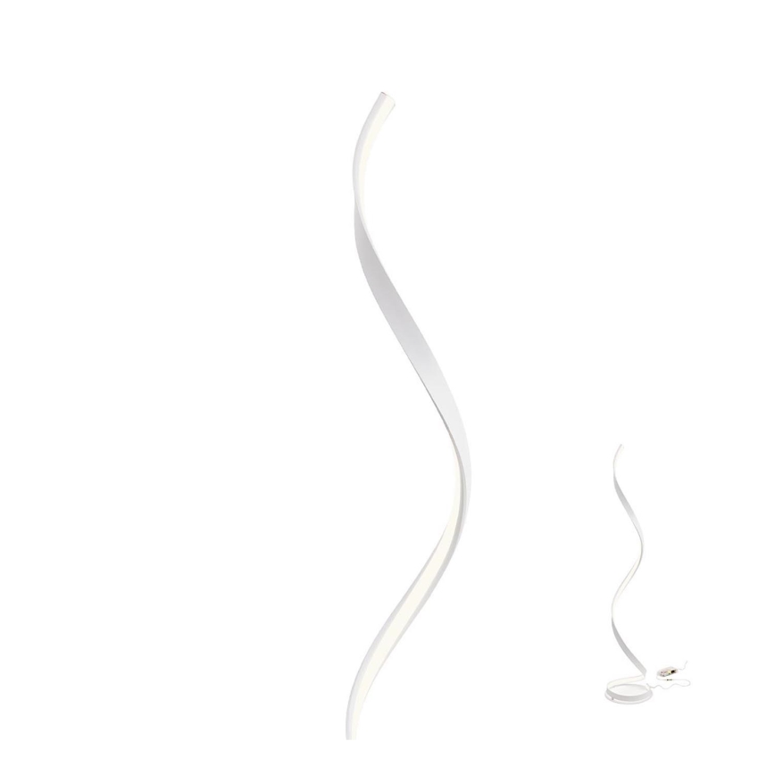 Redo 01-1797 - LED stmievateľná stojaca lampa TORSION LED/24W/230V biela