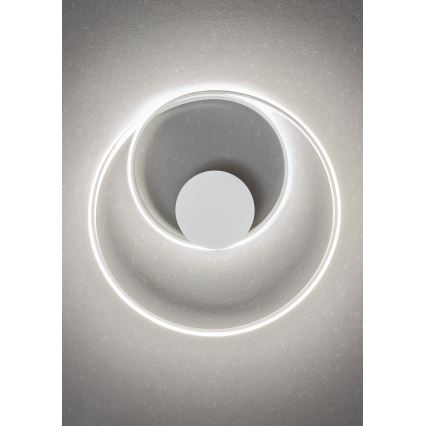 Redo 01-1886 - LED Stmievateľné stropné svietidlo TORSION LED/29W/230V 4000K pr. 55 cm biela