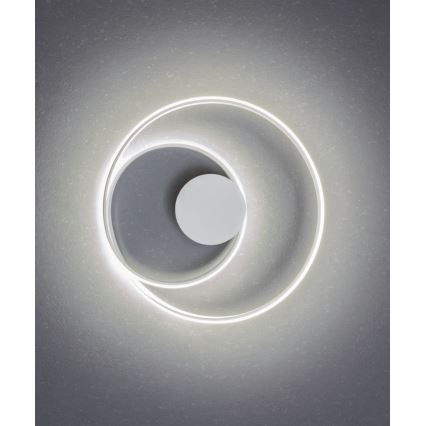 Redo 01-1886 - LED Stmievateľné stropné svietidlo TORSION LED/29W/230V 4000K pr. 55 cm biela
