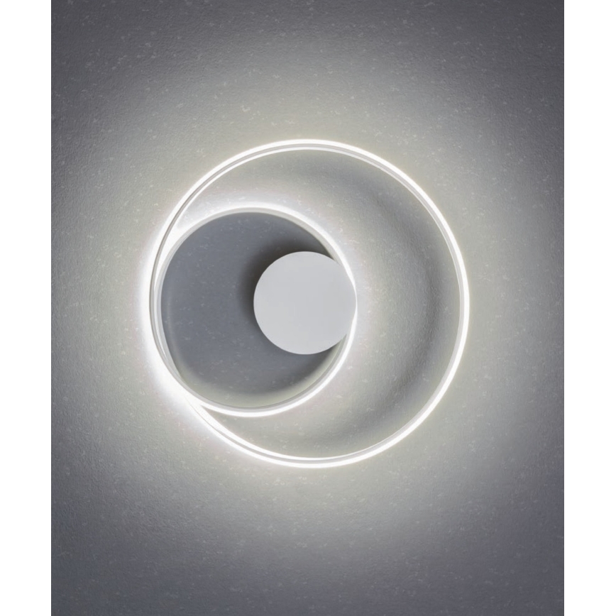 Redo 01-1886 - LED Stmievateľné stropné svietidlo TORSION LED/29W/230V 4000K pr. 55 cm biela
