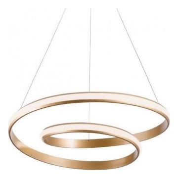 Redo 01-1889 - LED stmievateľný luster na lane TORSION LED/29W/230V 4000 K priemer 55 cm bronzová