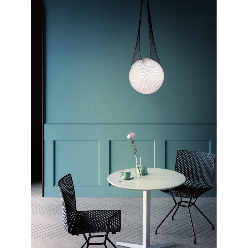 Redo 01-1974 - LED závesné svietidlo ALLURIA na lanku 1xE27/10W/230V, pr. 40 cm