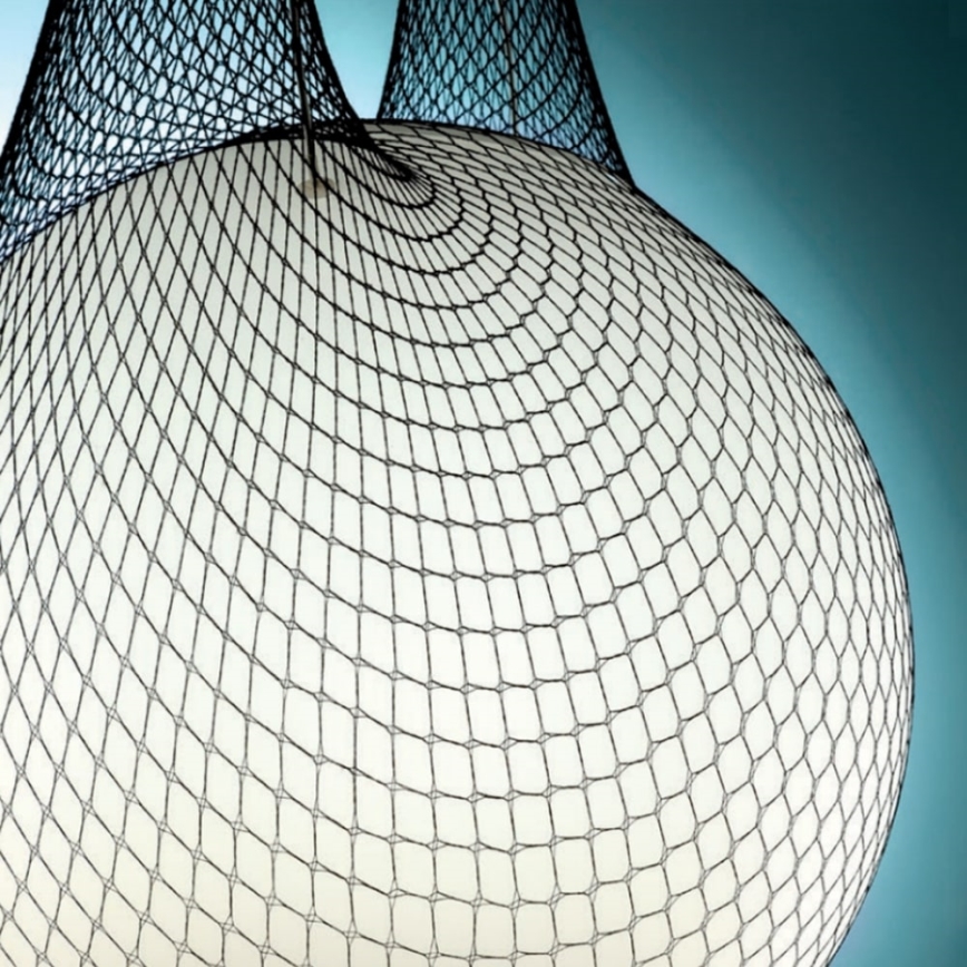 Redo 01-1974 - LED závesné svietidlo ALLURIA na lanku 1xE27/10W/230V, pr. 40 cm