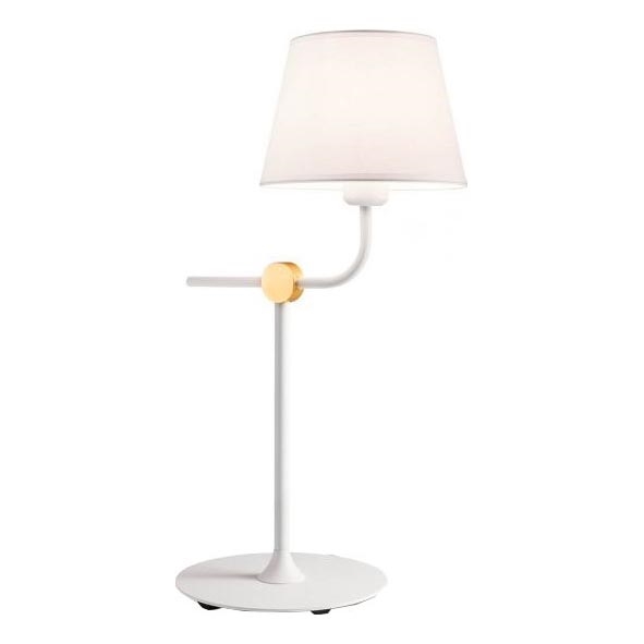 Redo 01-1980 - Stolná lampa MORRIS 1xE27/42W/230V biela