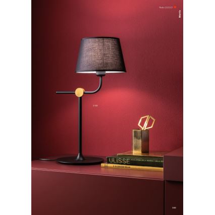 Redo 01-1981 - Stolná lampa MORRIS 1xE27/42W/230V čierna