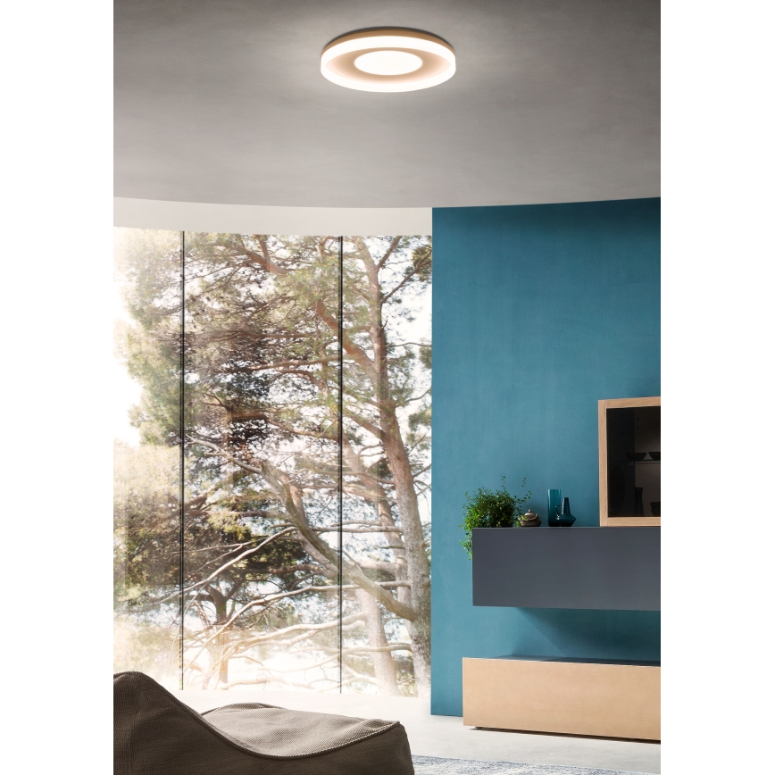 Redo 01-2004 - Stropné stmievateľné LED svietidlo MAYA LED/75W/230V pr. 60 cm zlaté