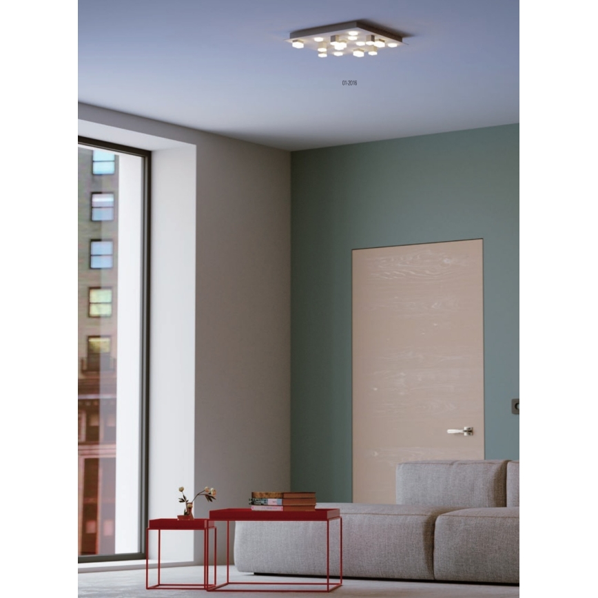 Redo 01-2016 - LED Stropné svietidlo PIXEL LED/48W/230V 3000K 45x45 cm biela