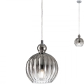 Redo 01-2063 - Luster na lanku PLUMEN 1x/E14/40W/230V pr. 15 cm šedá