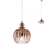 Redo 01-2064 - Luster na lanku PLUMEN 1xE14/40W/230V pr. 15 cm meď
