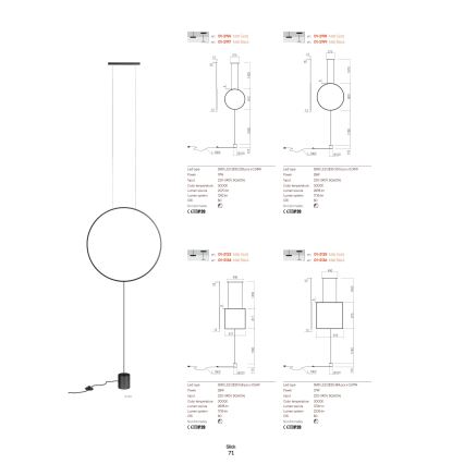 Redo 01-2134 - LED Stojacia lampa SLICK LED/28W/230V čierna