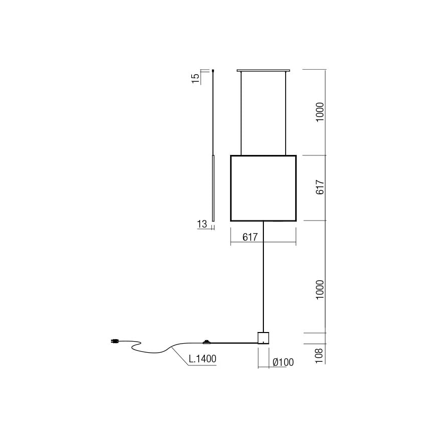 Redo 01-2134 - LED Stojacia lampa SLICK LED/28W/230V čierna