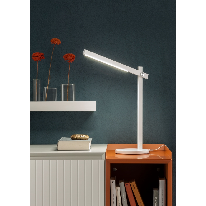 Redo 01-2212 - LED Stmievateľná dotyková stolná lampa OMEO LED/5,5W/230V 3000/4500/6500K biela
