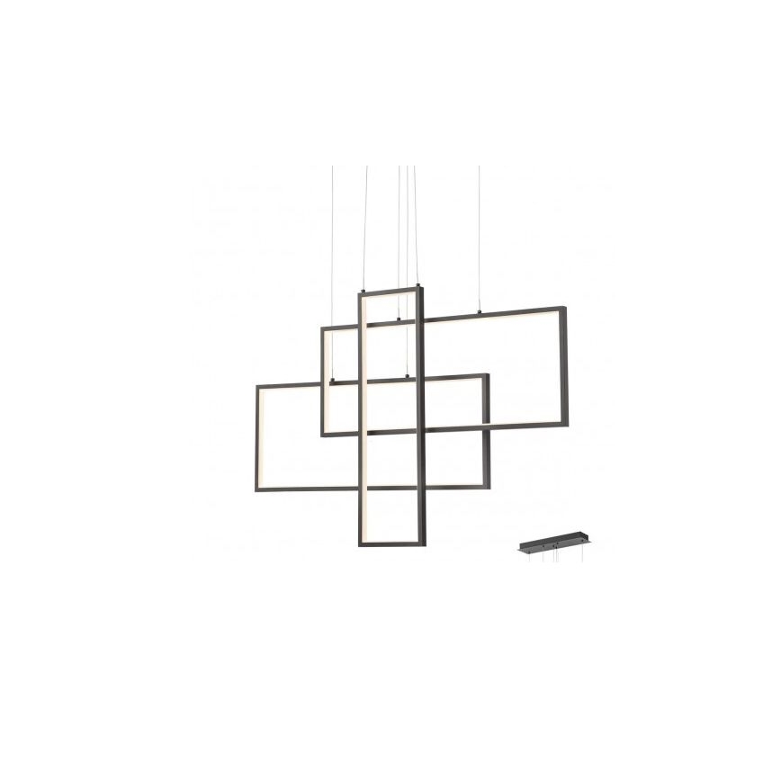 Redo 01-2315 - LED Stmievateľný luster na lanku PLANA LED/60W/230V čierna