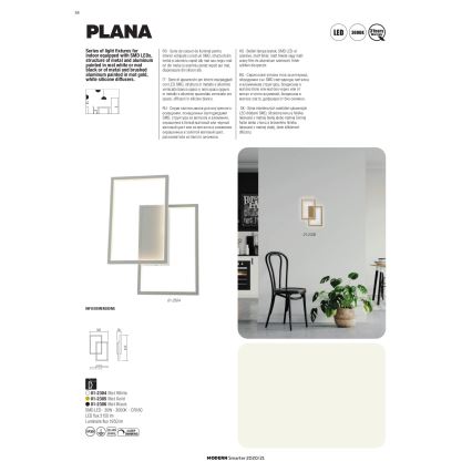 Redo 01-2317 - LED Stmievateľný luster na lanku PLANA LED/80W/230V zlatý