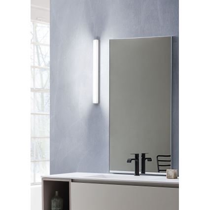 Redo 01-2331 - LED kúpeľňové zrkadlo s osvetlením TASK LED/24W/230V 120 cm CRI 90 IP44 lesklý chróm