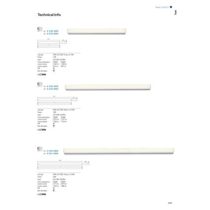 Redo 01-2331 - LED kúpeľňové zrkadlo s osvetlením TASK LED/24W/230V 120 cm CRI 90 IP44 lesklý chróm