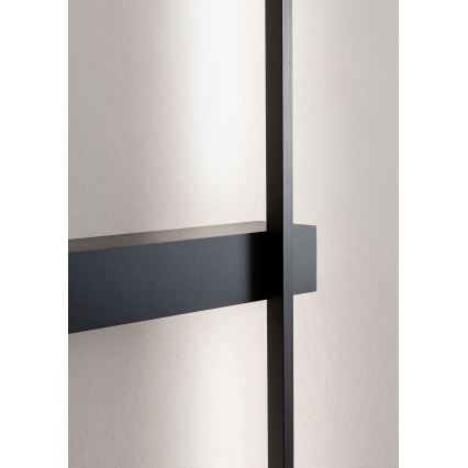 Redo 01-2480 - LED nástenné svietidlo TANGENT LED/14W/230V 3000K 125,4 cm čierne