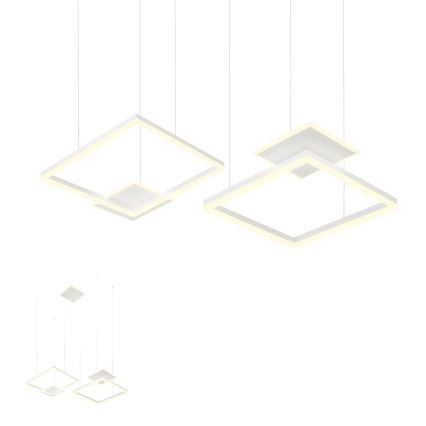 Redo 01-2614 - LED stmievateľný luster na lanku SIGUA LED/137W/230V CRI 90 biela