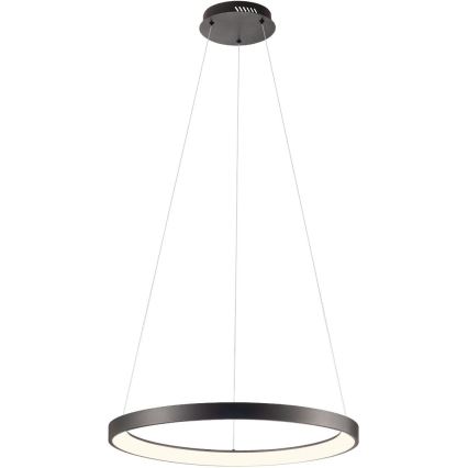 Redo 01-2674 - LED Stmievateľný luster na lanku ICONIC LED/50W/230V pr. 58 cm čierna